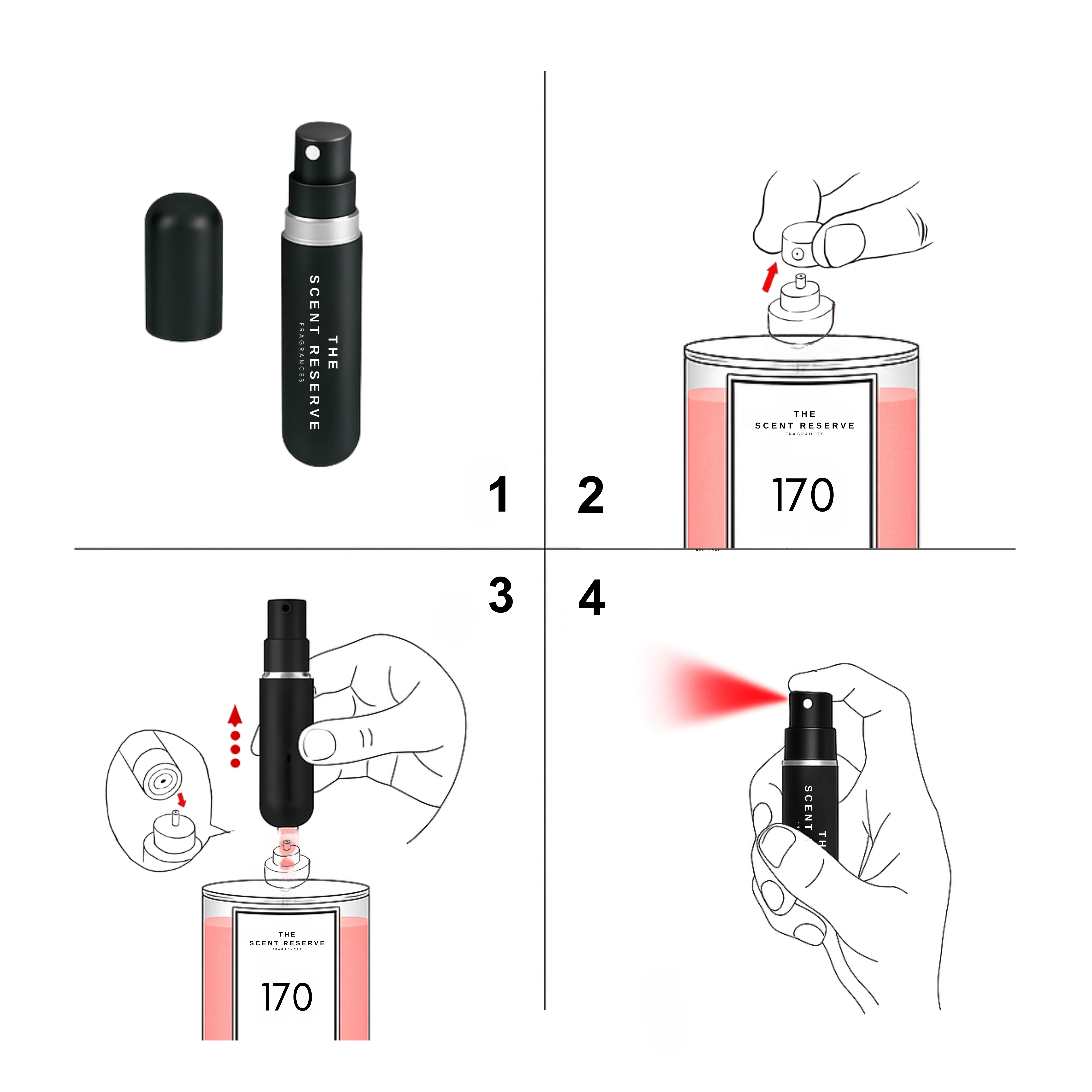 Refillable Travel Spray Atomiser - Image 5